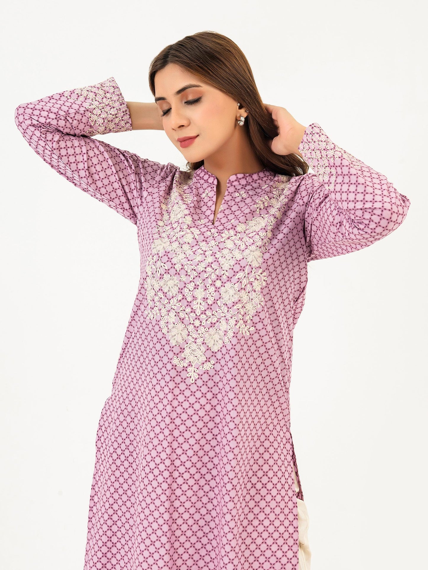 Lawn Shirt-Embroidered (Pret)