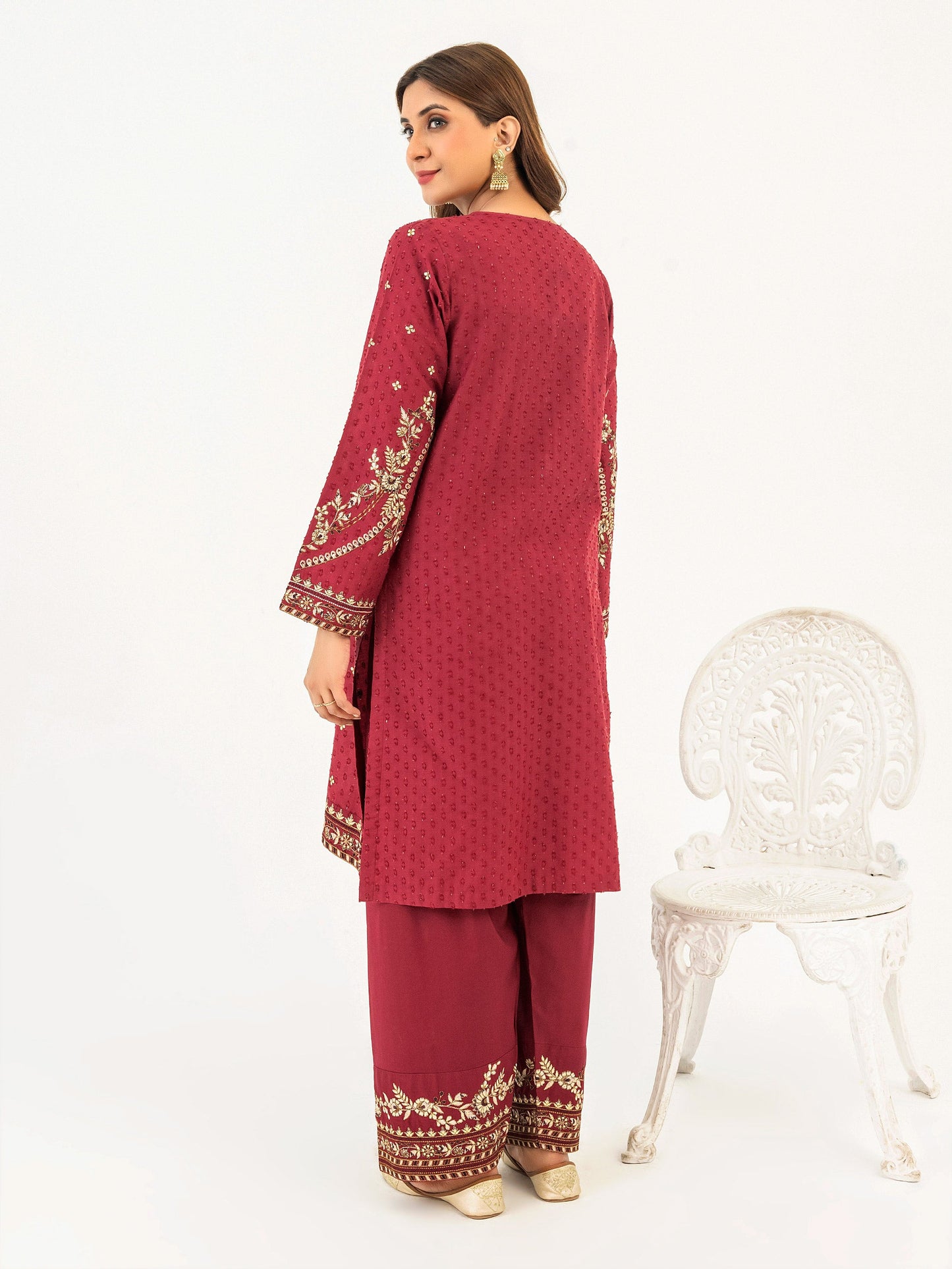 2 Piece Lawn Suit-Embroidered (Pret)