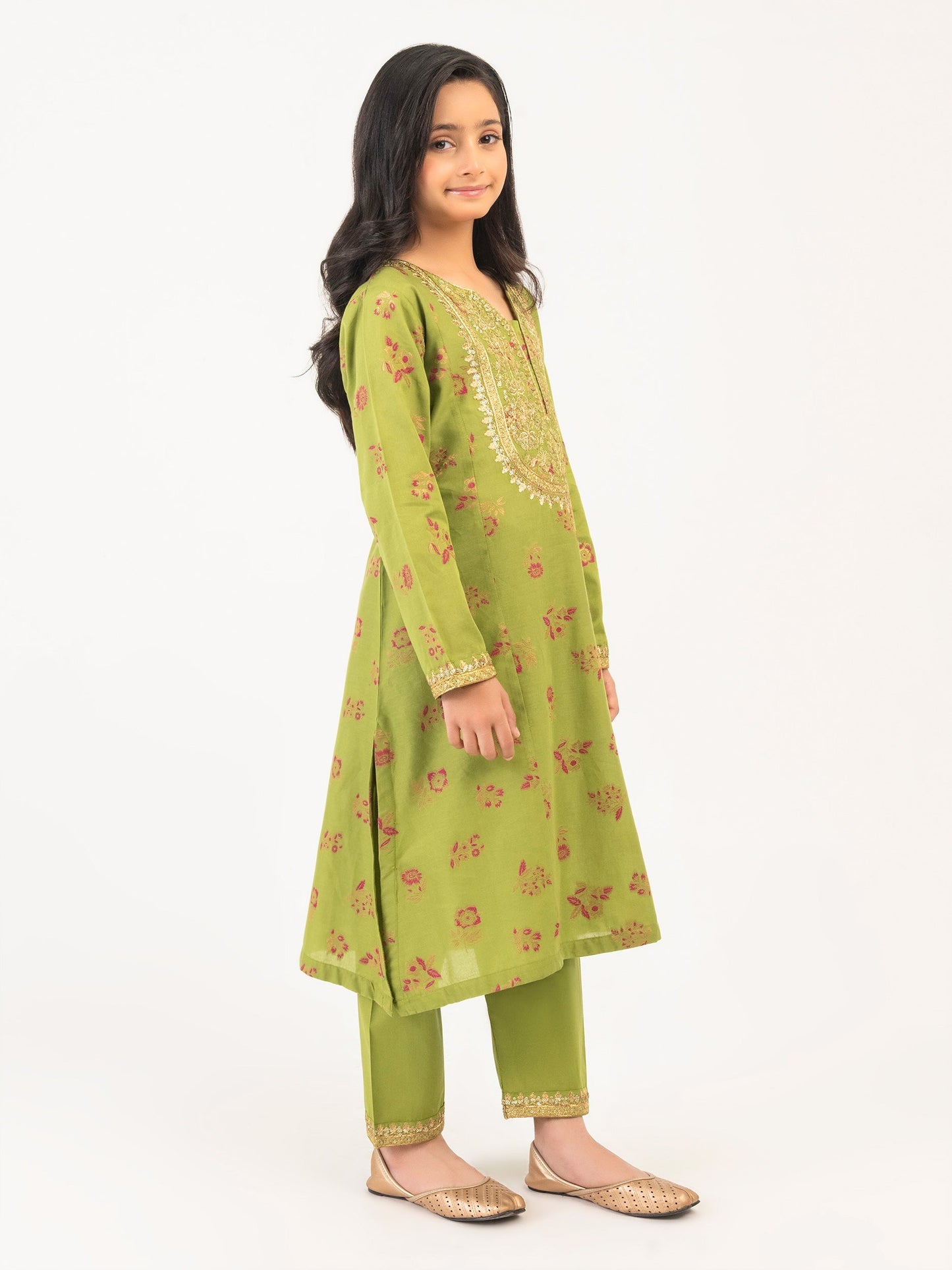 2 Piece Jacquard Suit-Embroidered