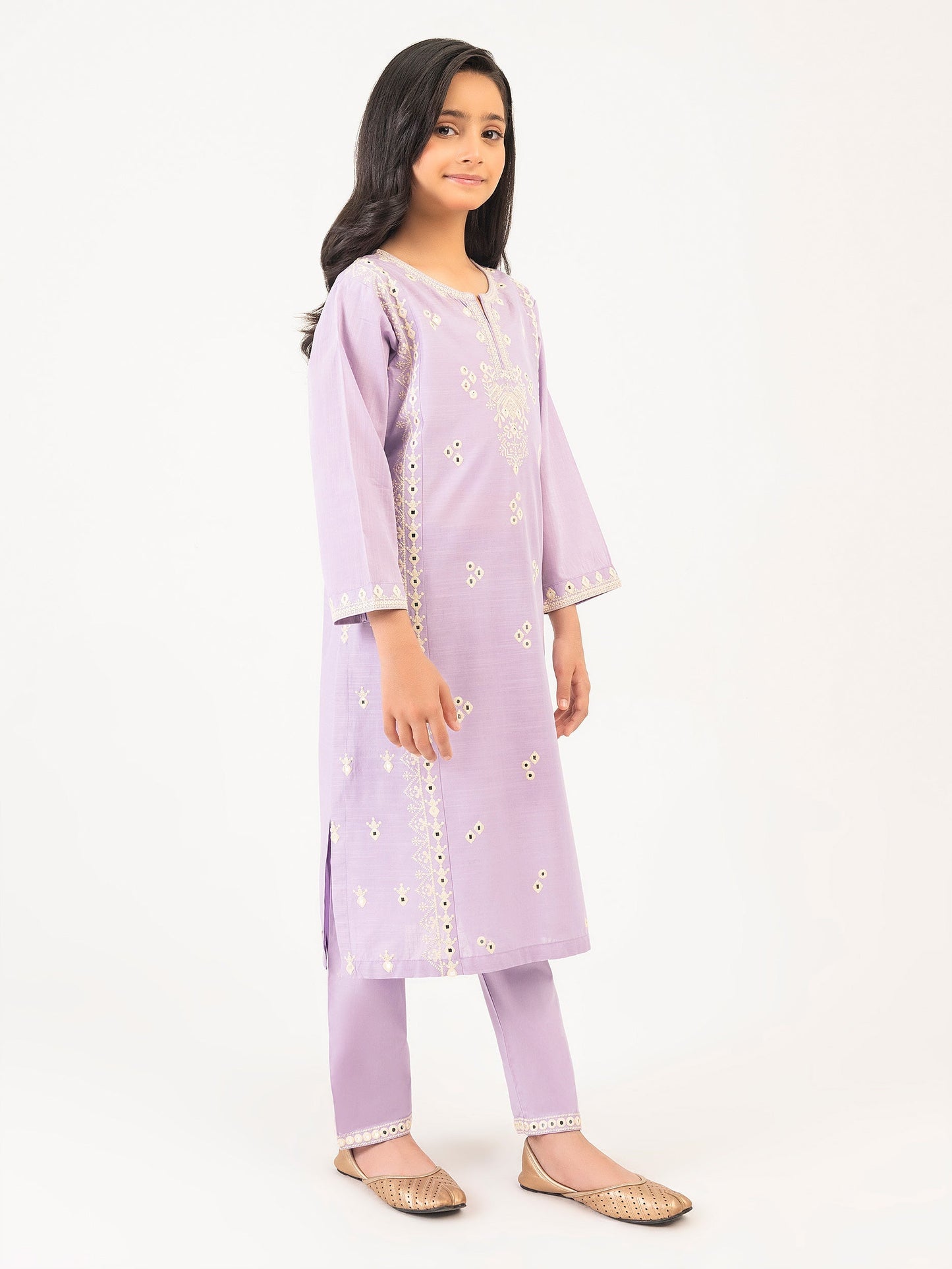 2 Piece Lawn Suit-Embroidered