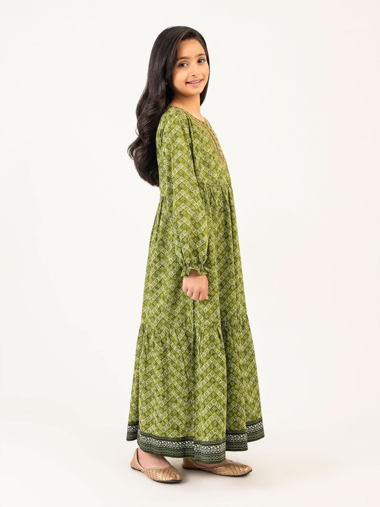 Lawn Frock-Embroidered