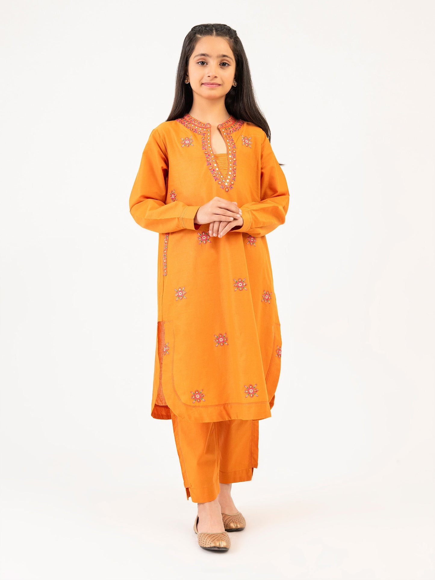 2 Piece Lawn Suit-Embroidered