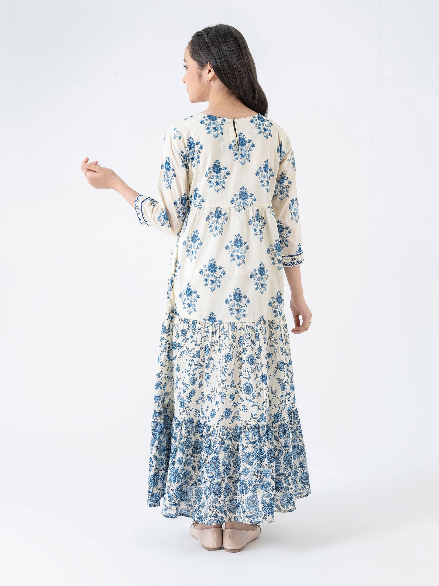 Lawn Dress-Embroidered