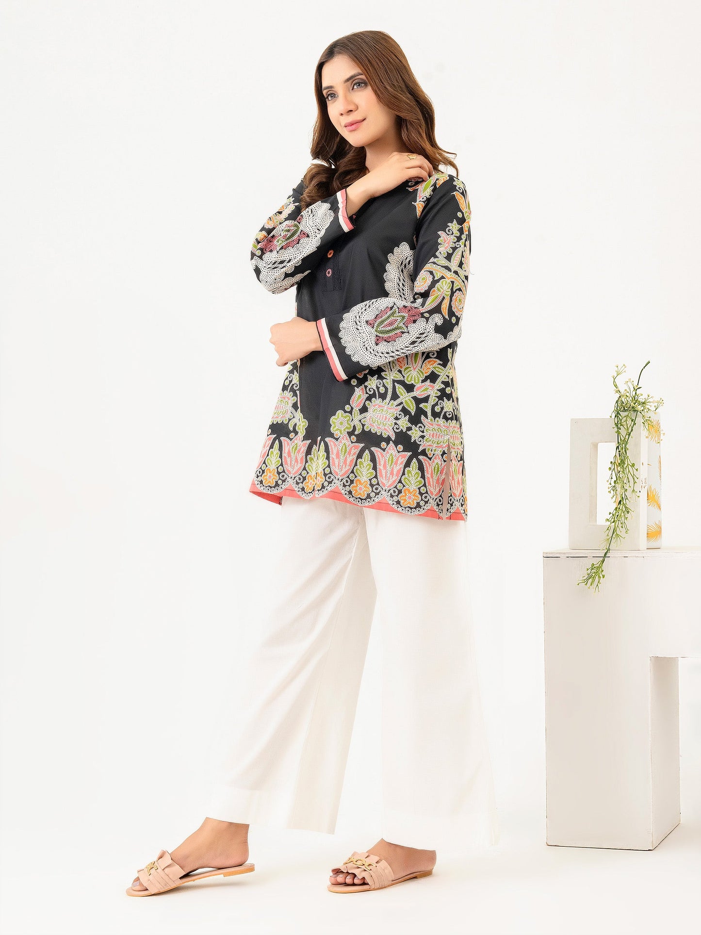 Lawn Kurti-Printed