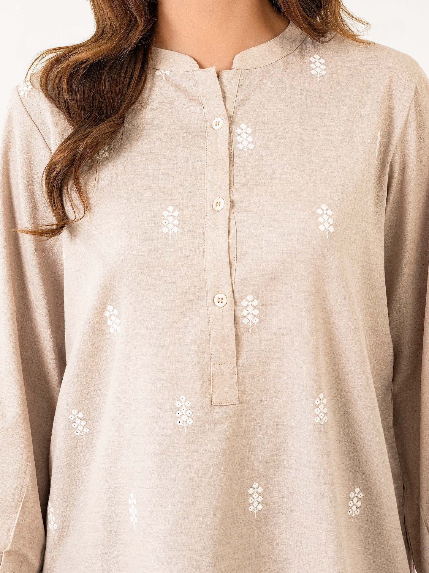 Crepe Kurti-Embroidered (Pret)