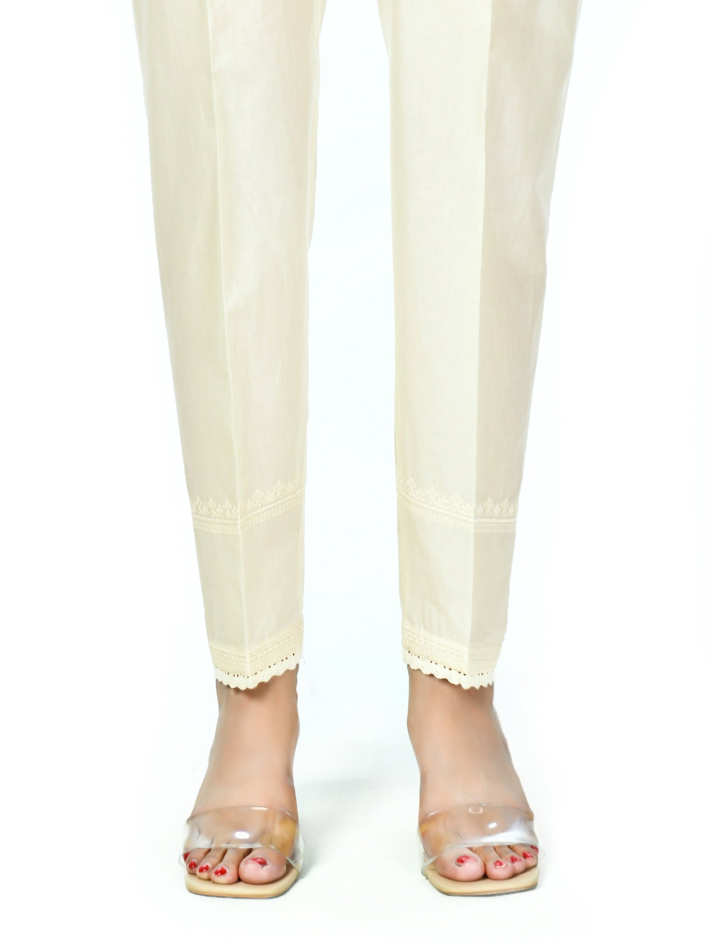 Embroidered Cambric Trouser