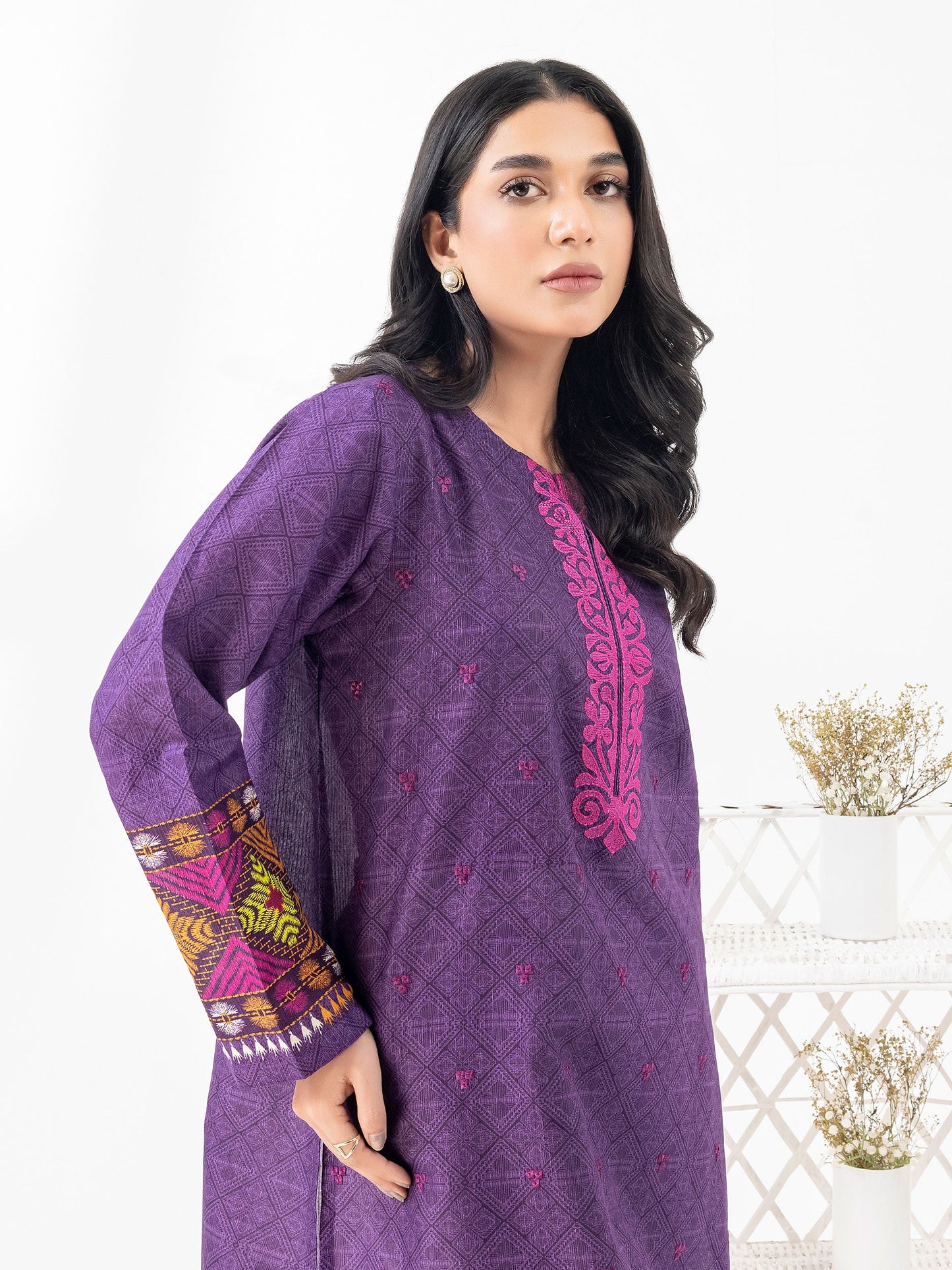 Lawn Kurti-Embroidered (Pret)