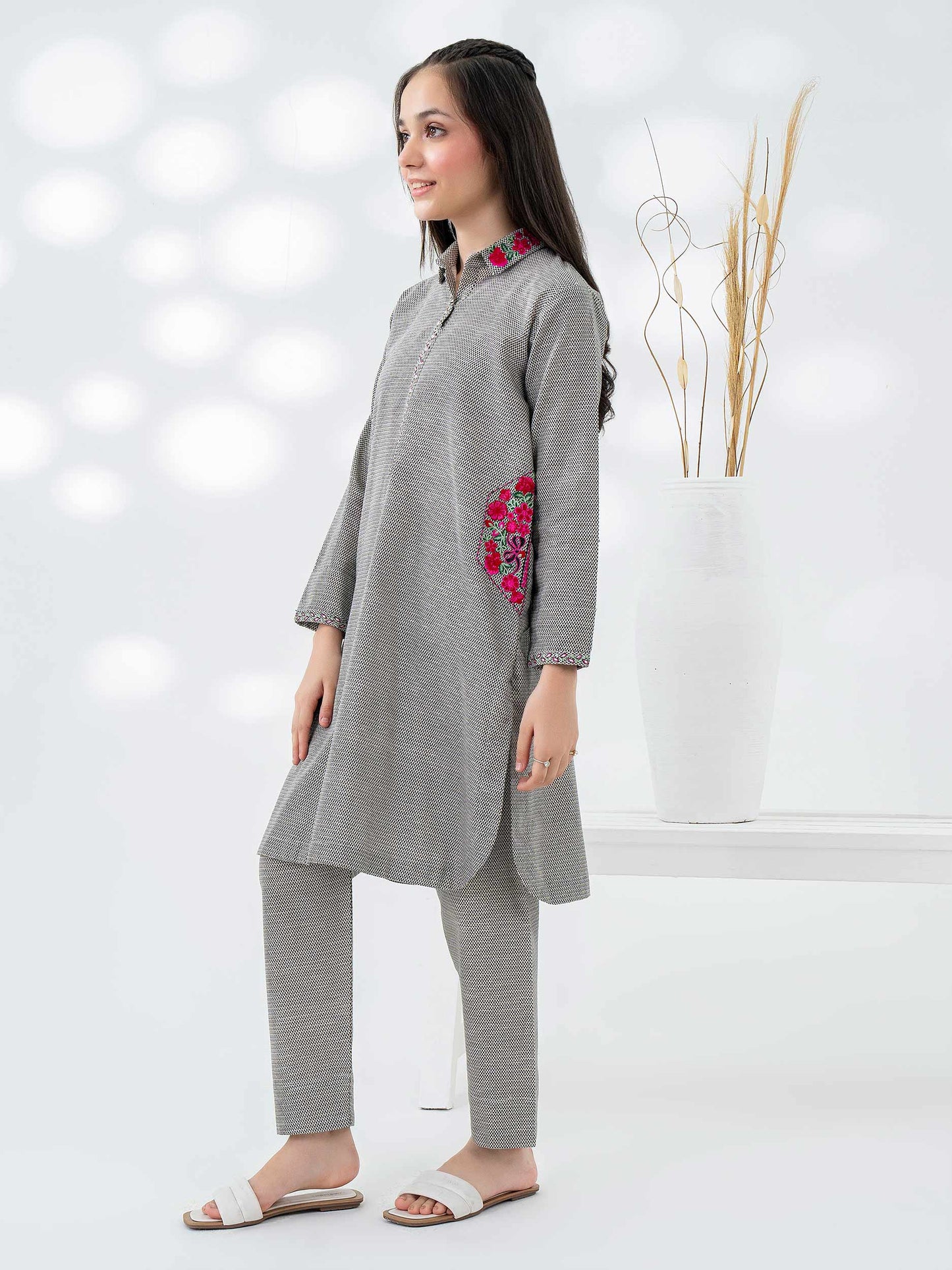 2 Piece Khaddar Suit-Paste Print