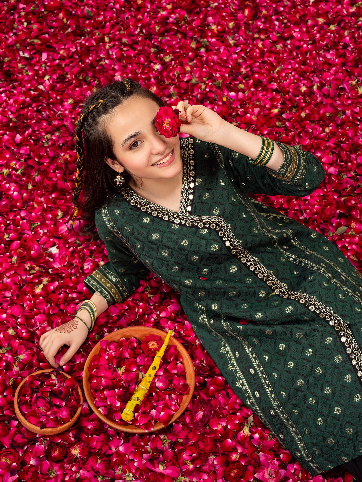 2 Piece Jacquard Suit-Embroidered