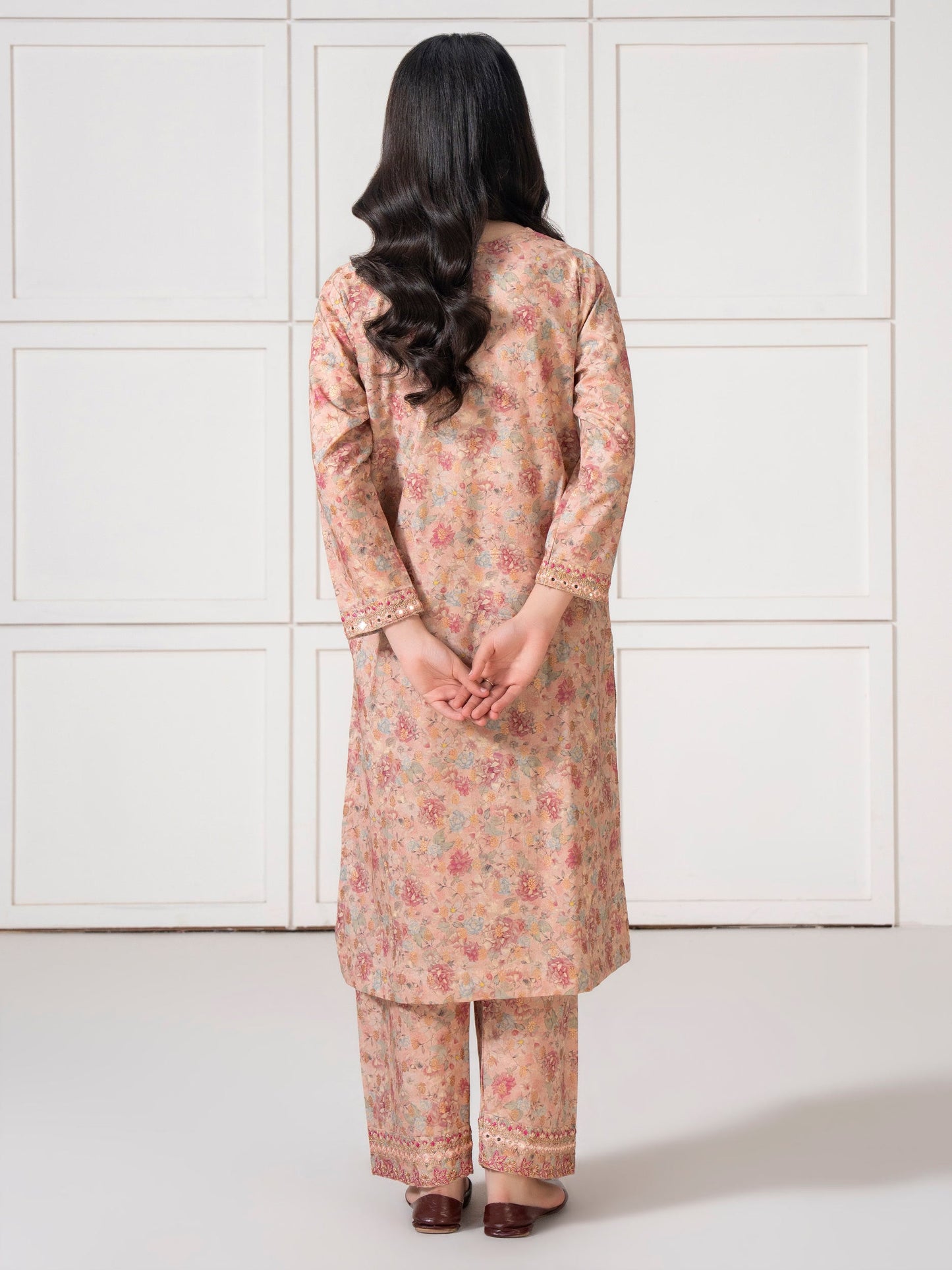 2 Piece Lawn Suit-Embroidered