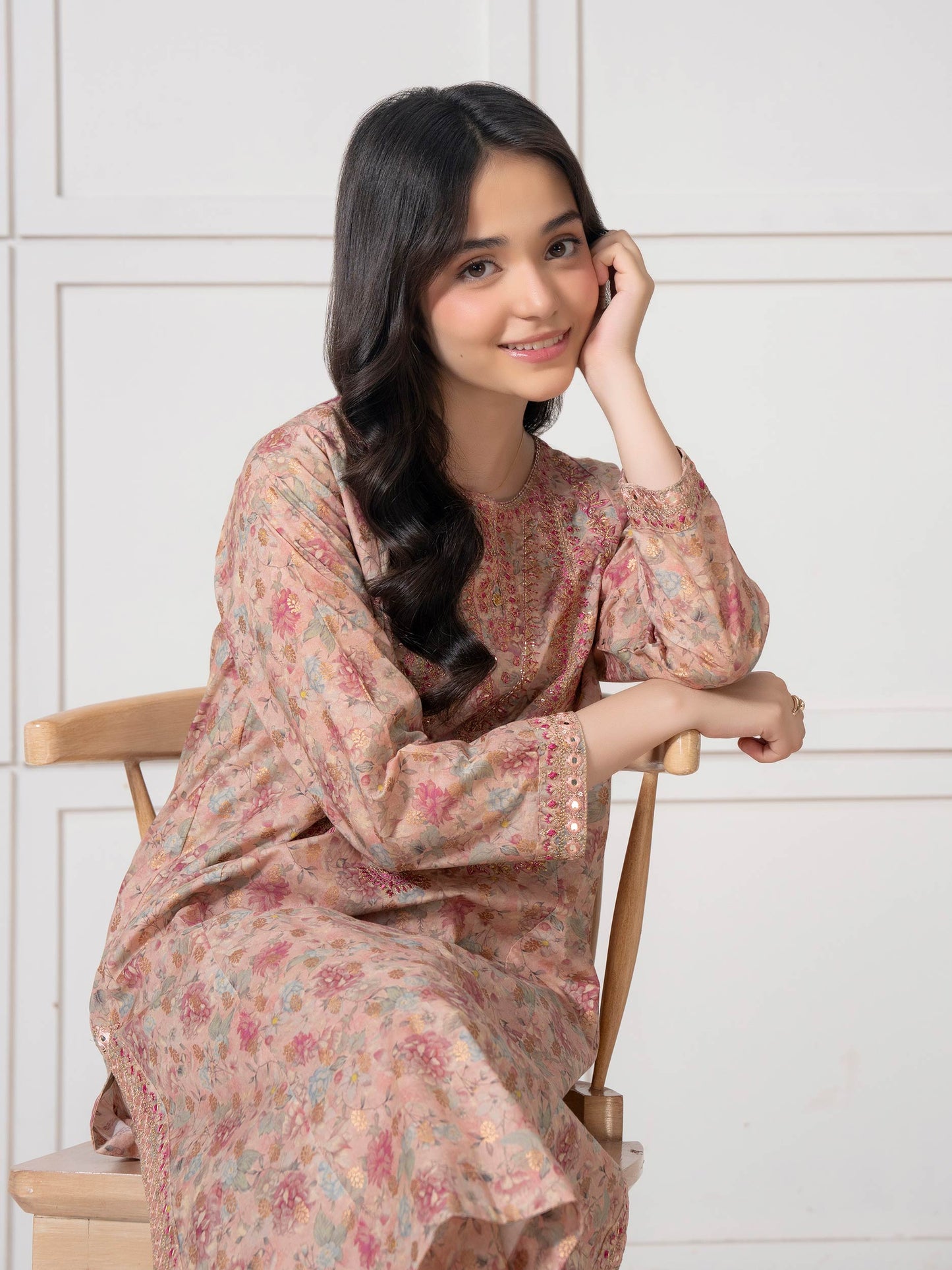 2 Piece Lawn Suit-Embroidered