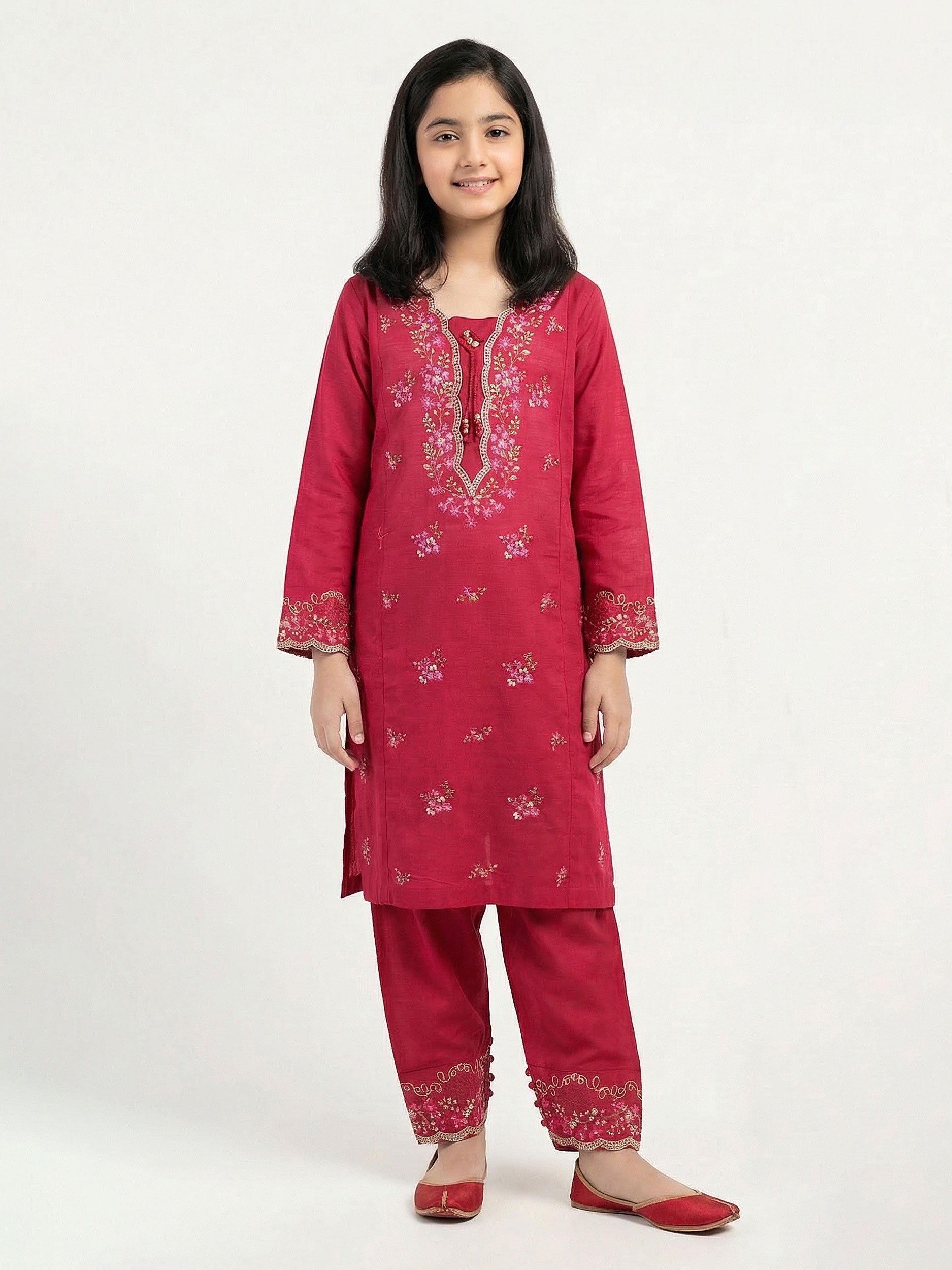 2-piece-slub-khaddar-suit--embroidered-(pret)