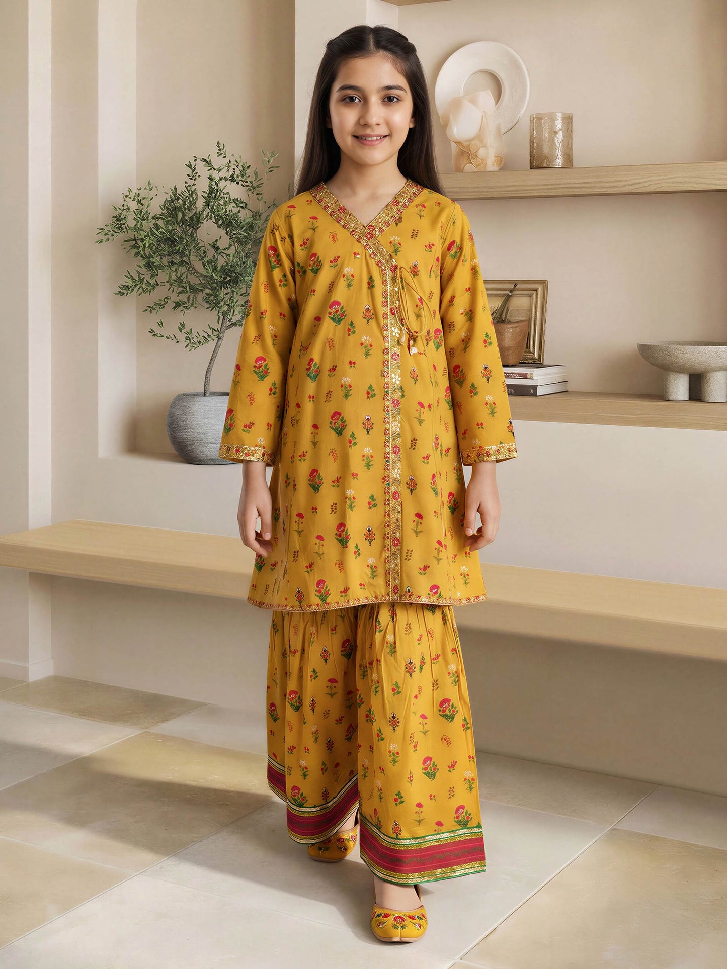 2 Piece Lawn Suit- Embroidered (Pret)