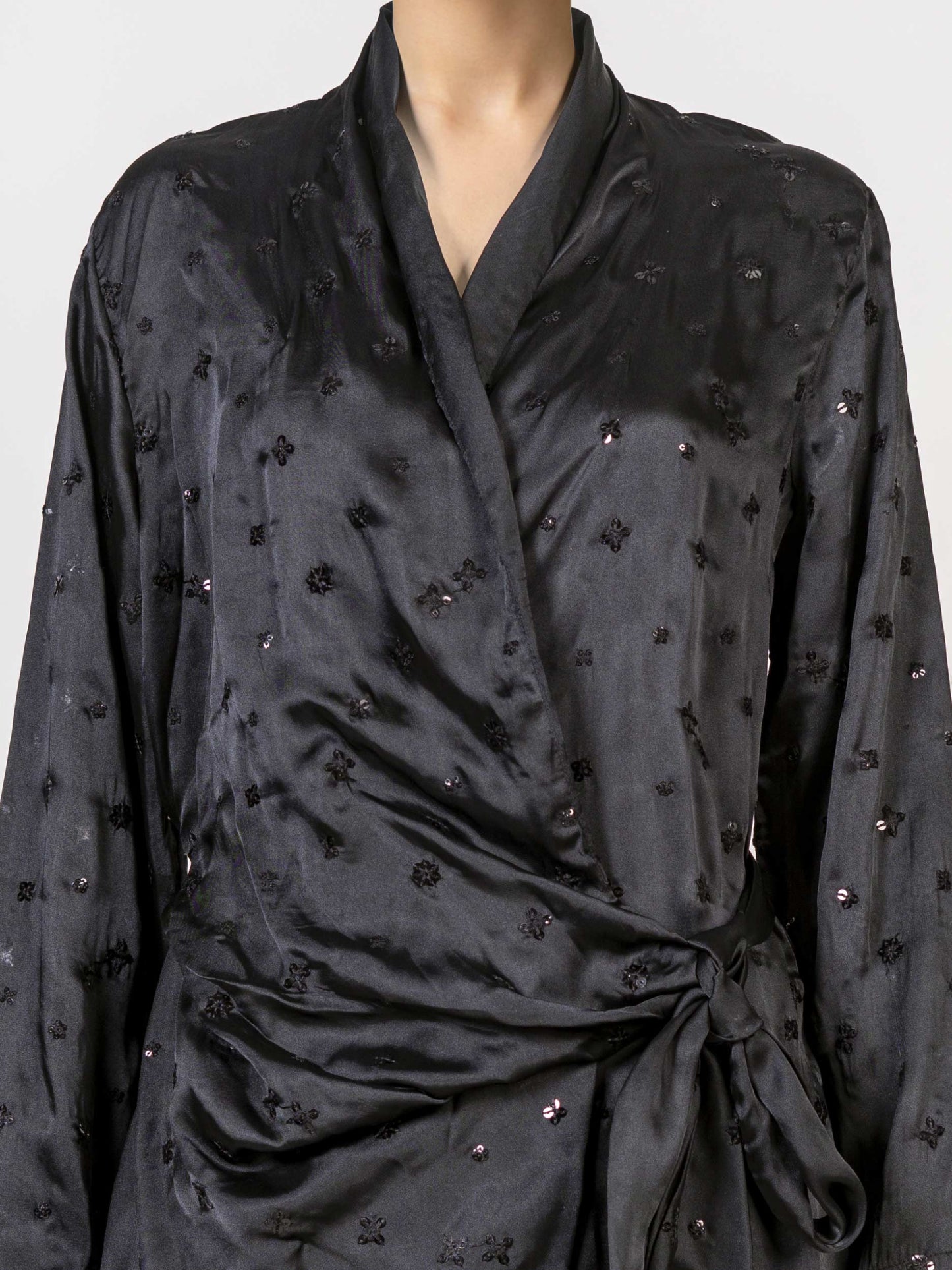 Silk Dress- Embellished