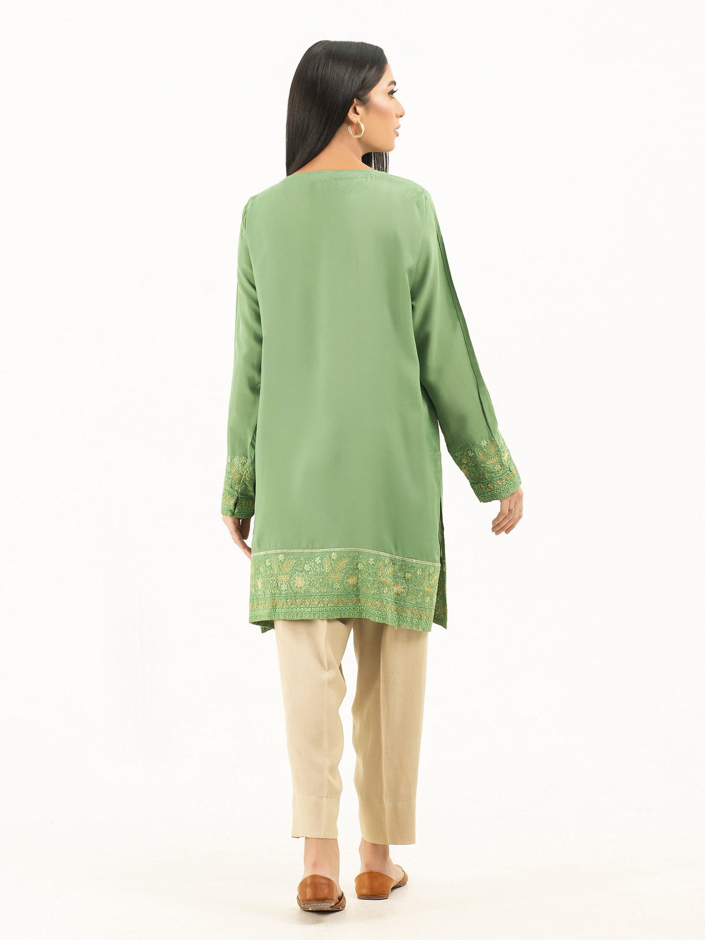 Silk Shirt-Embroidered (Pret)