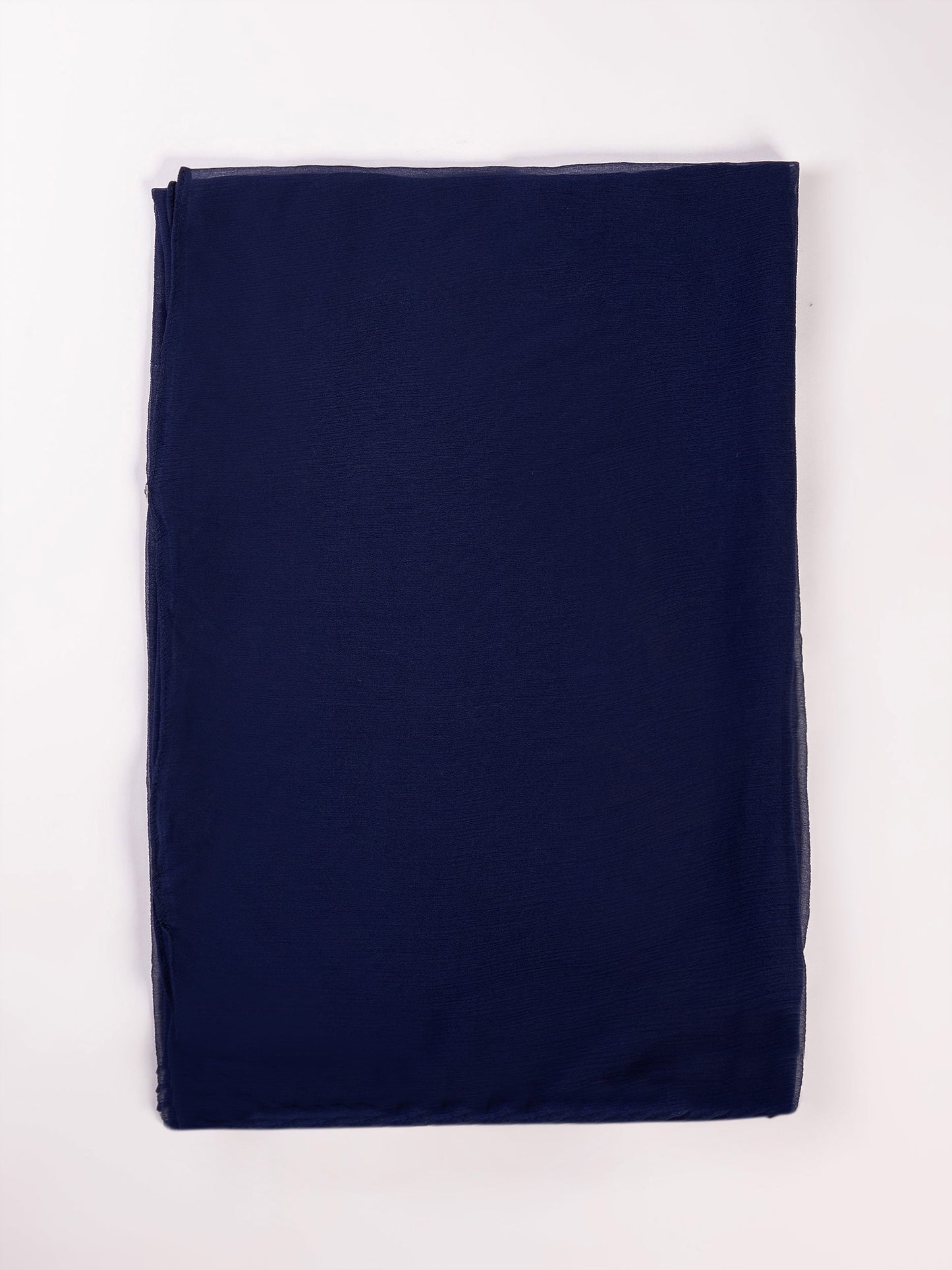 Dyed Chiffon Dupatta - Dark Blue