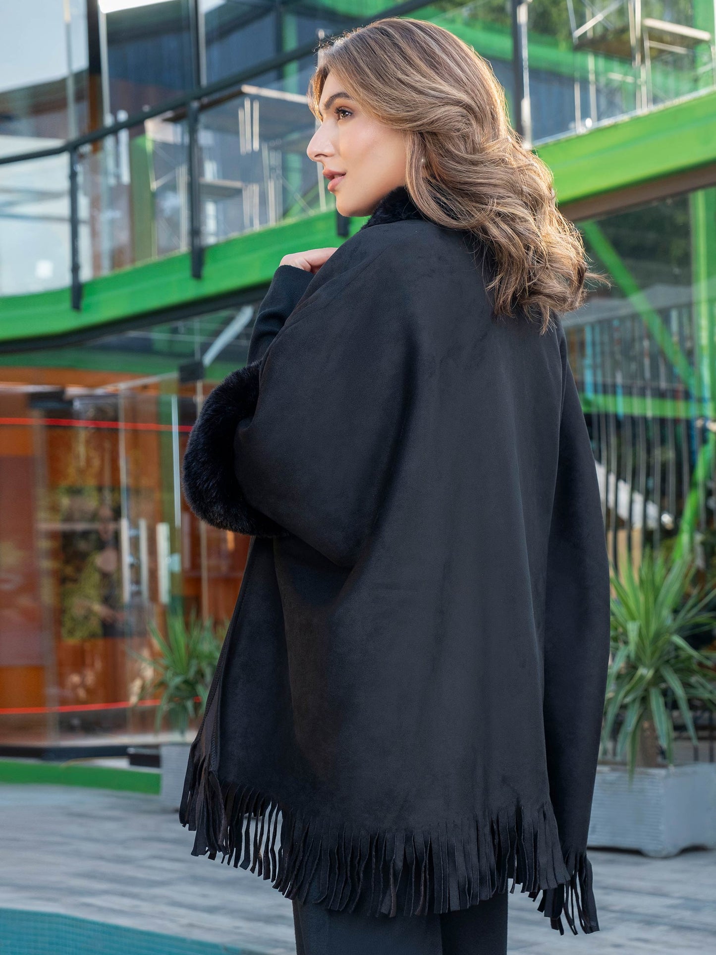 Fur Cape Shawl