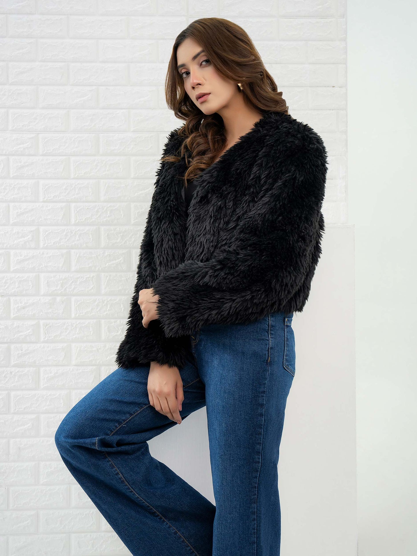 Fur Cardigan