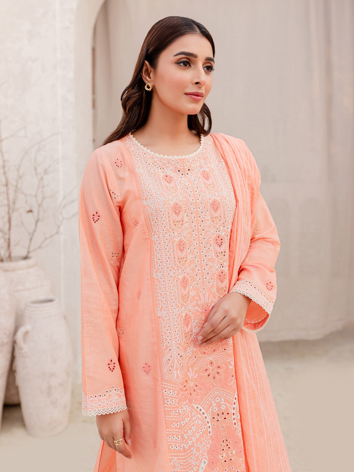 2 Piece Lawn Suit-Embroidered (Pret)