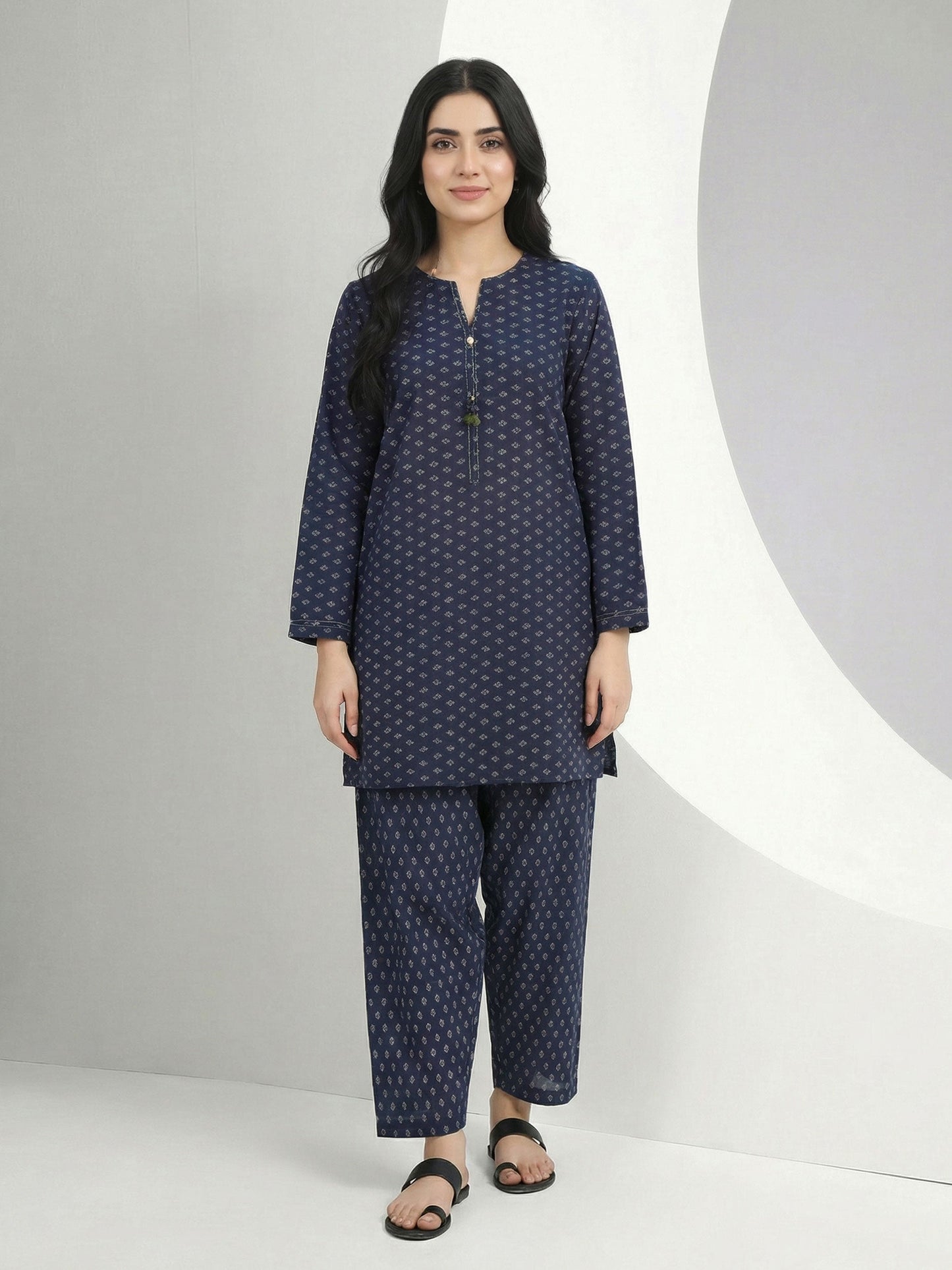 2 Piece Lawn Suit (Pret)