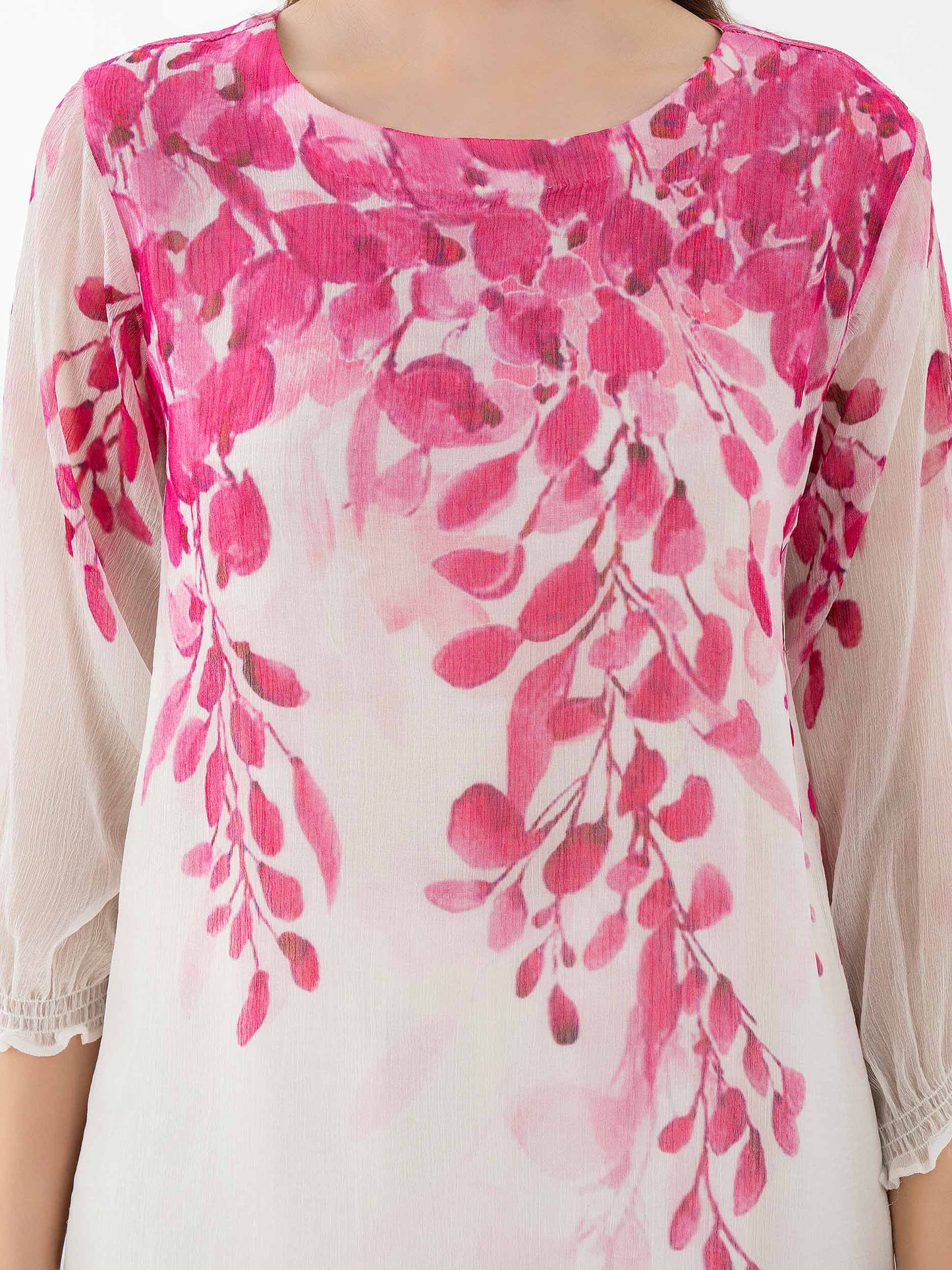 Printed Chiffon Top