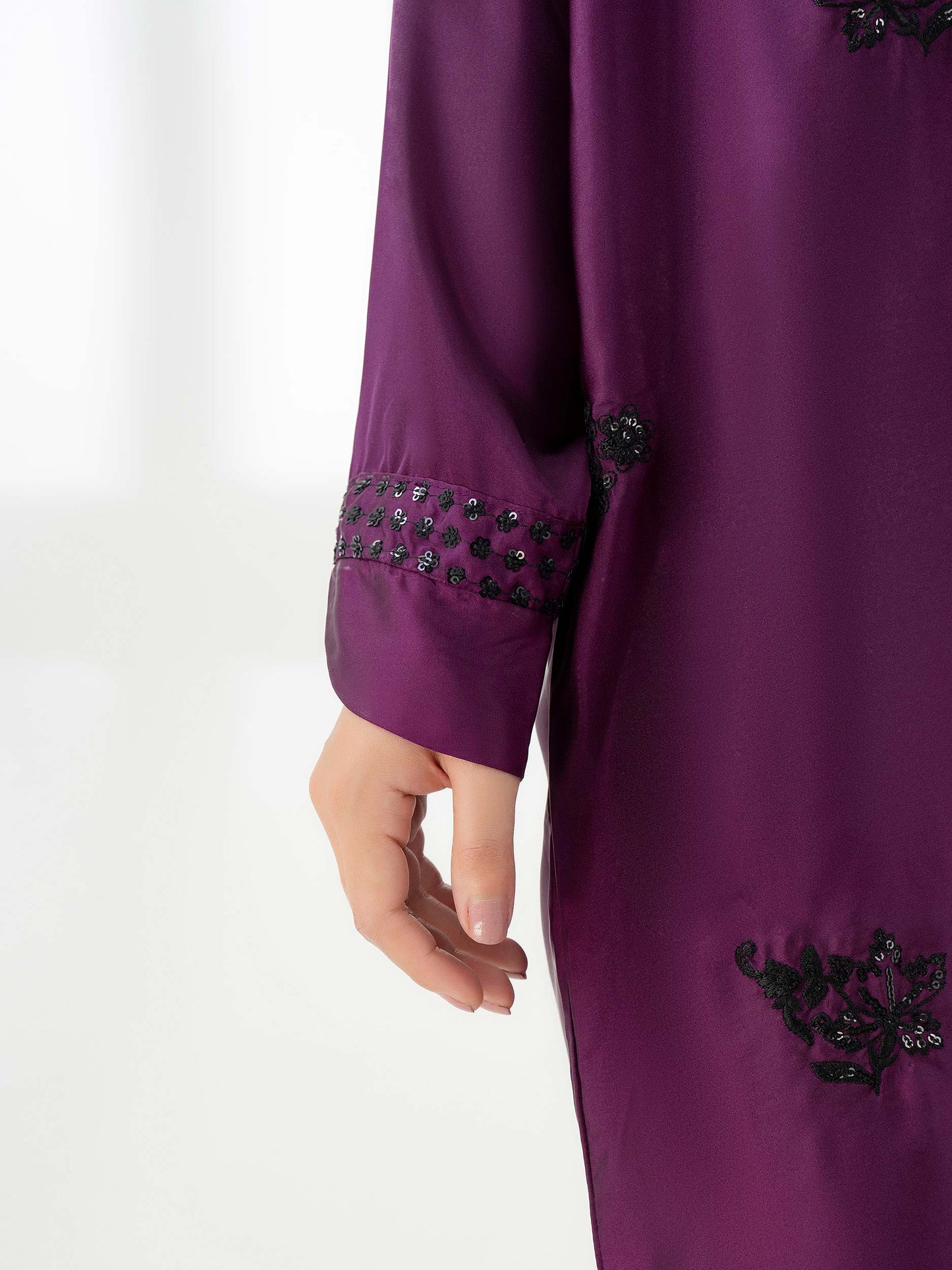 Silk Shirt-Embroidered (Pret)