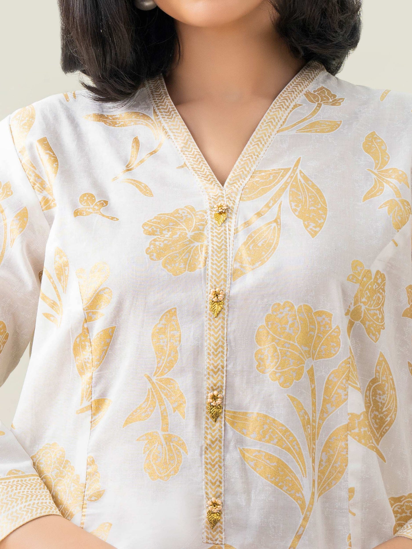 Lawn Shirt-Paste Print (Pret)