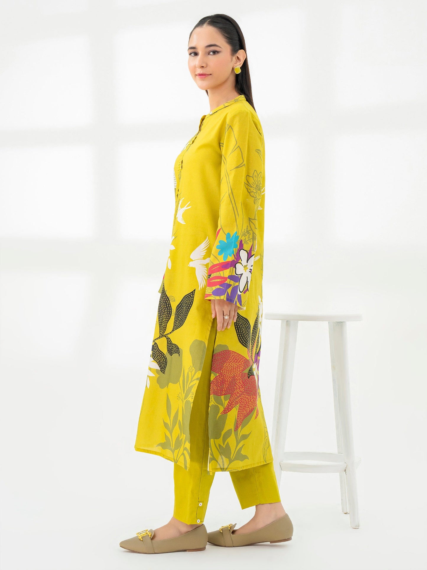 2 Piece Khaddar Suit-Printed (Pret)