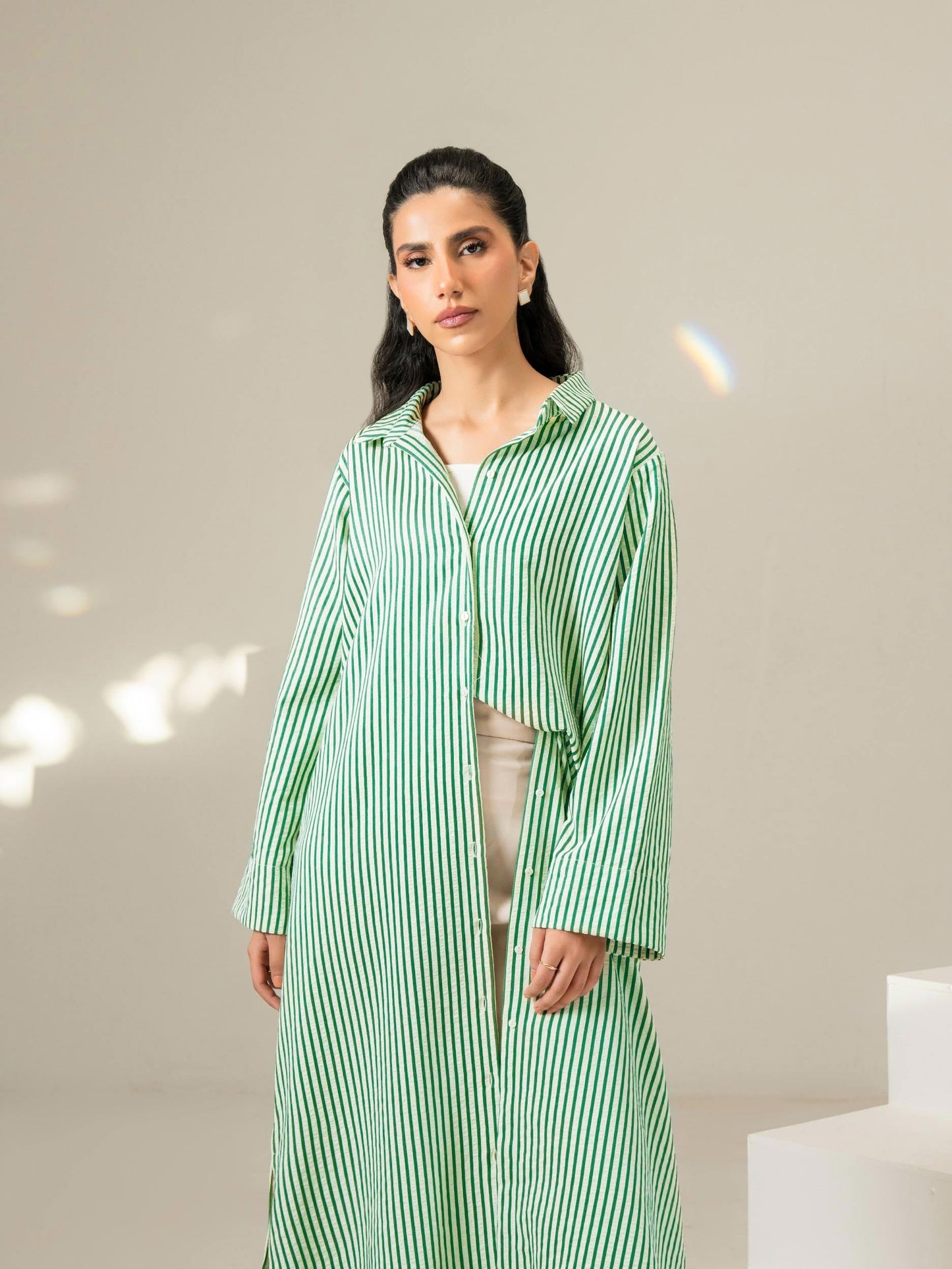 Printed Yarn Dyed Dress