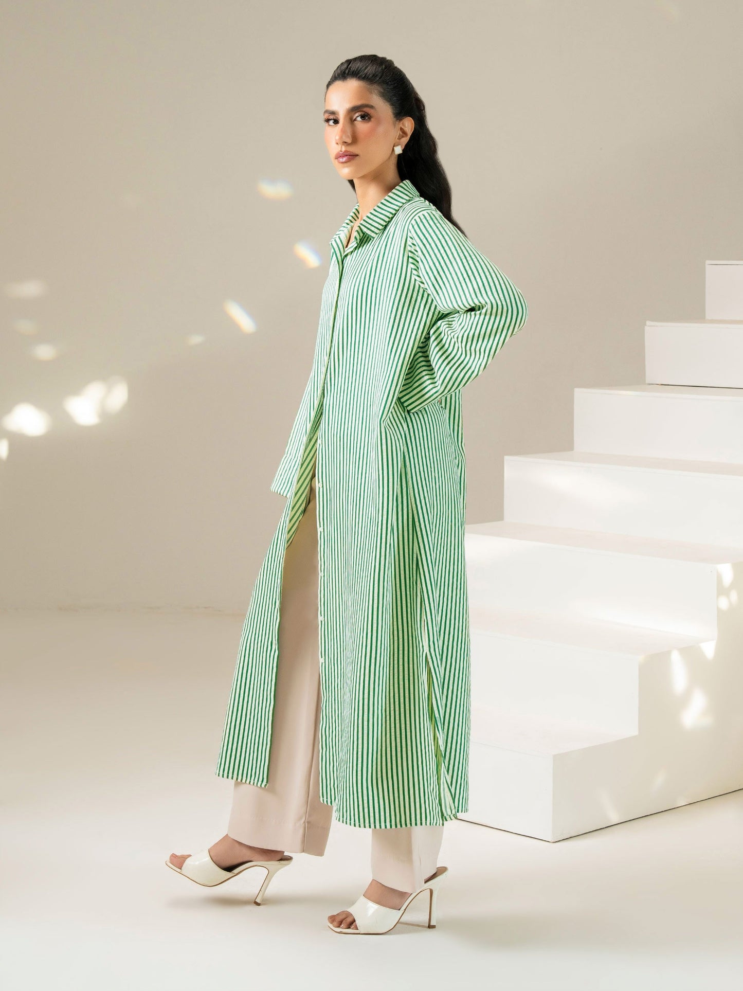 Printed Yarn Dyed Dress