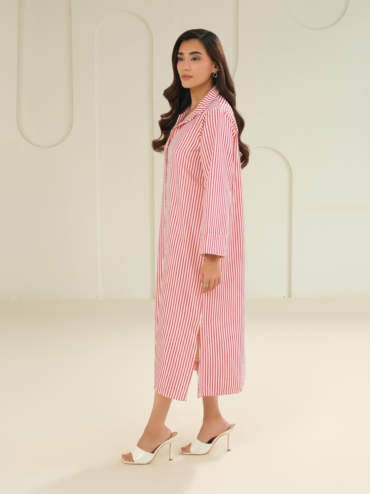 Printed Yarn Dyed Dress