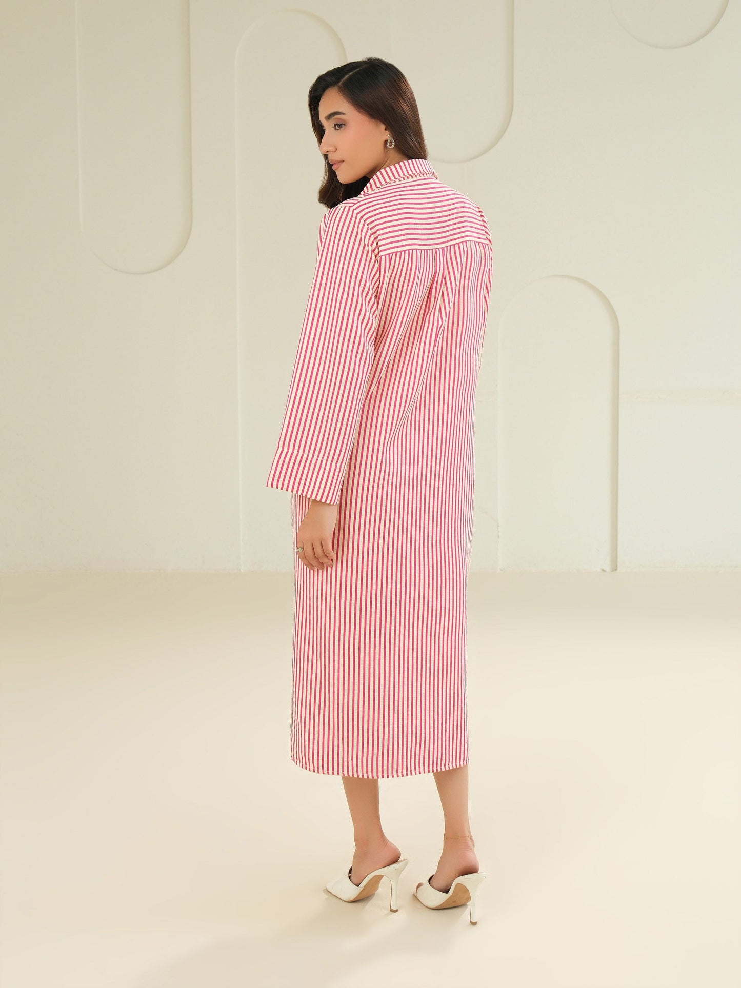 Printed Yarn Dyed Dress