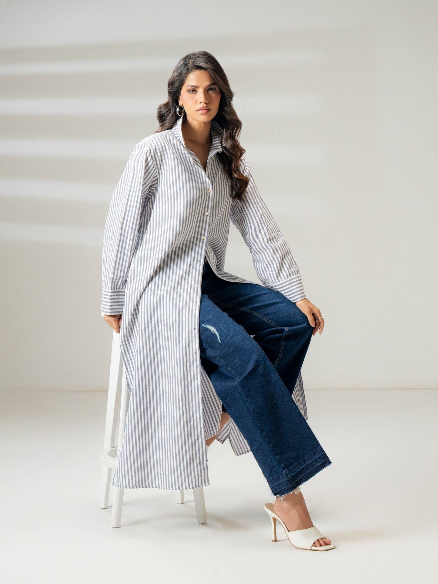 Printed Yarn Dyed Dress