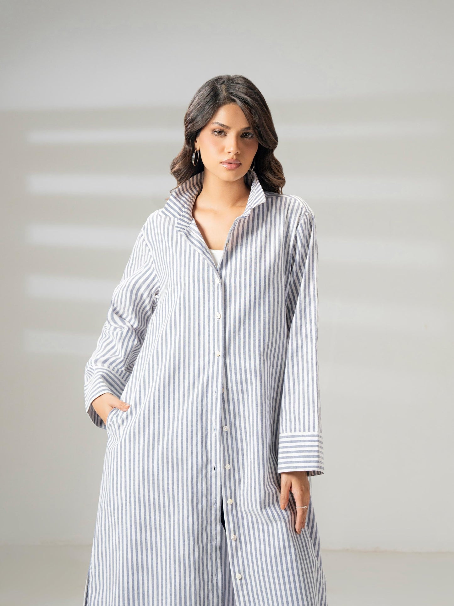 Printed Yarn Dyed Dress