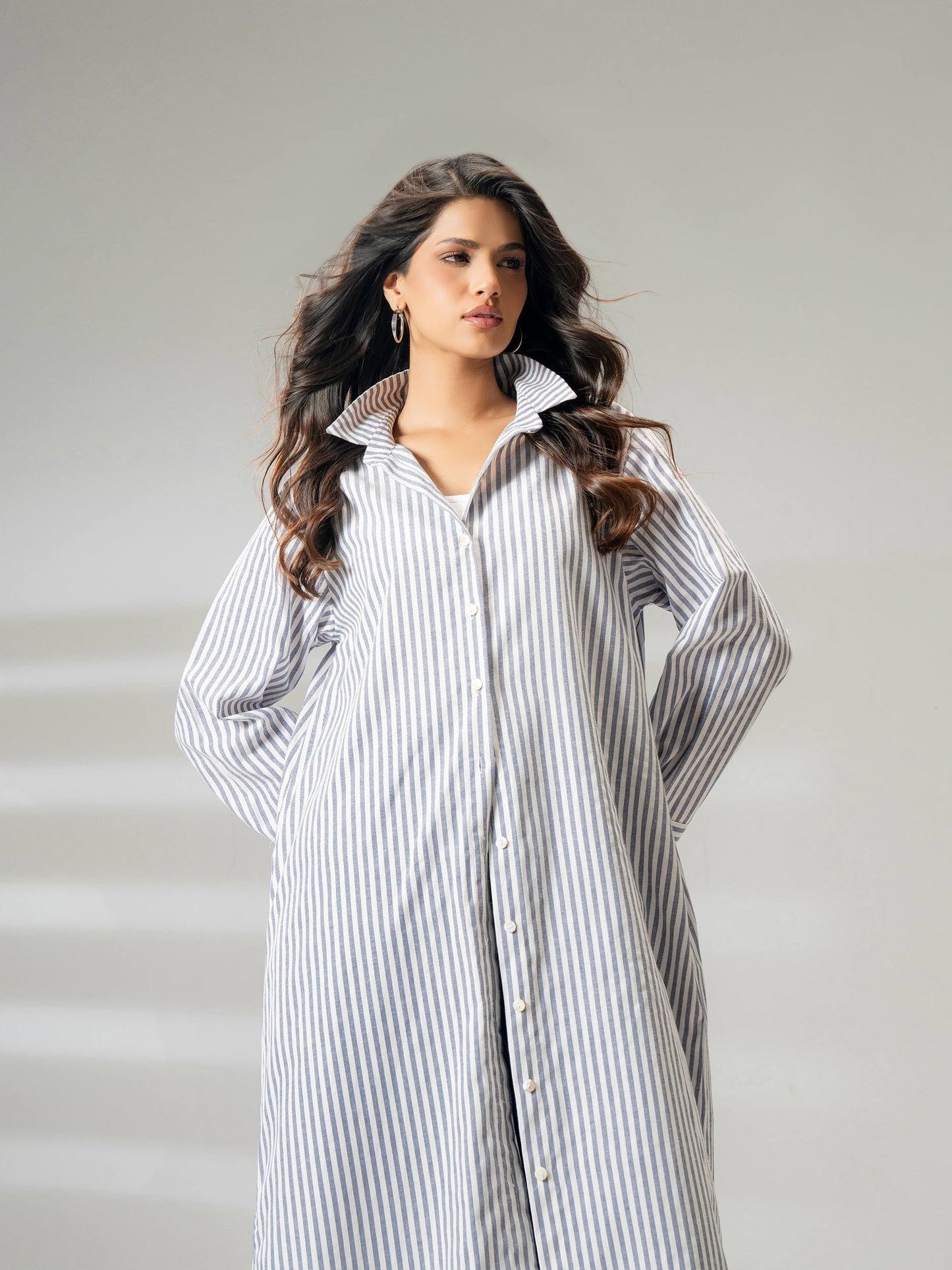 Printed Yarn Dyed Dress