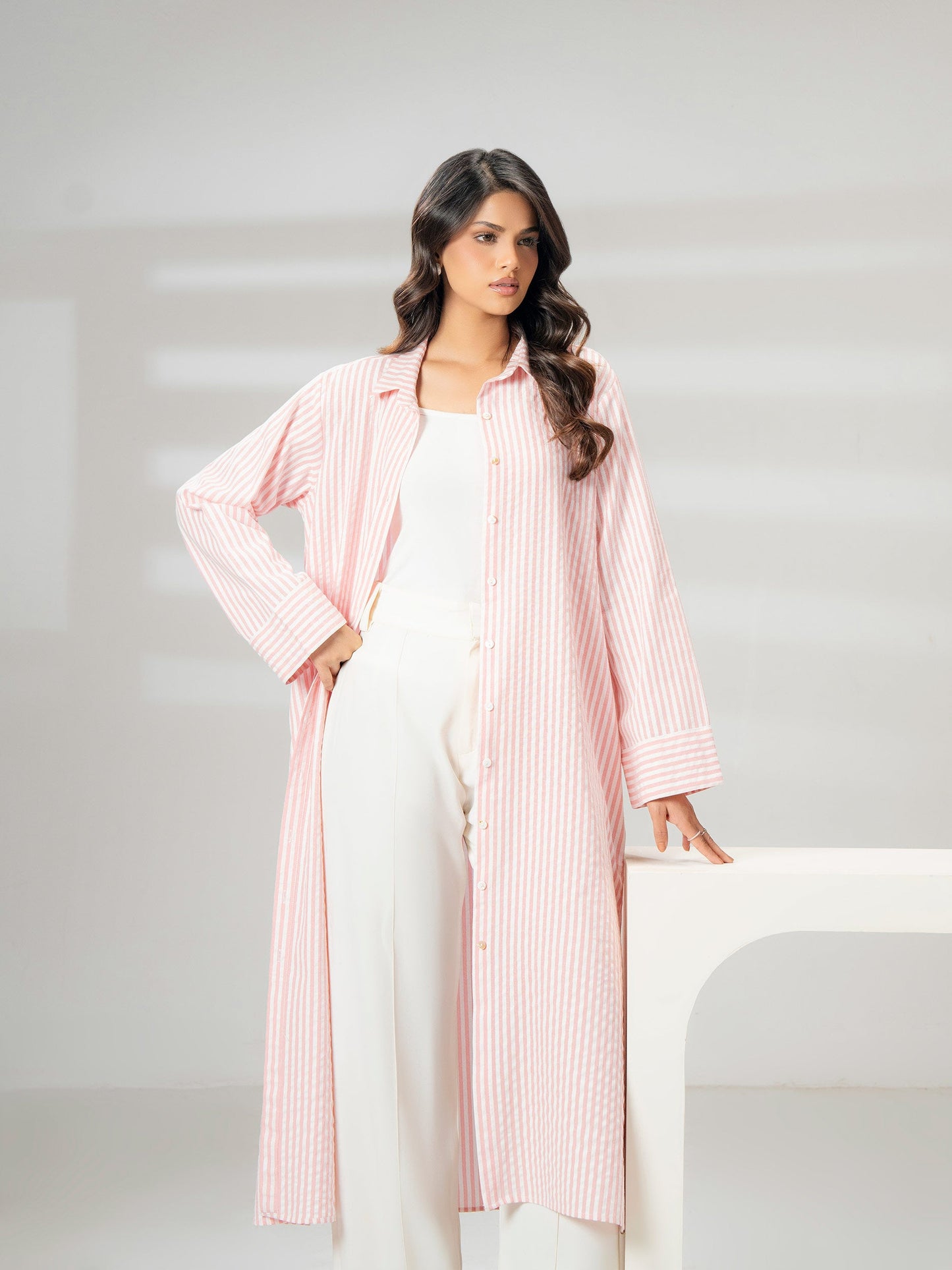 Printed Yarn Dyed Dress