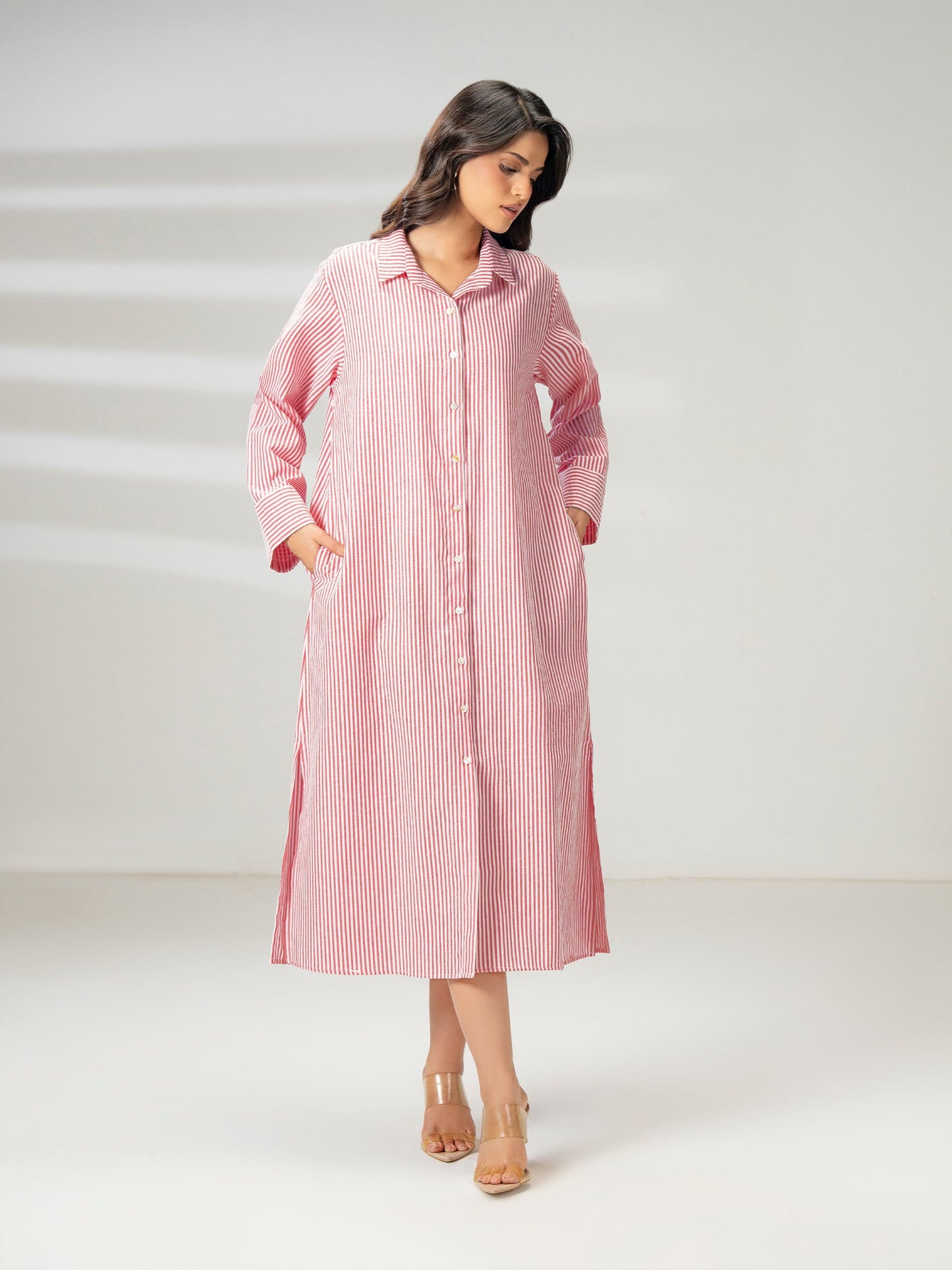 Printed Yarn Dyed Dress