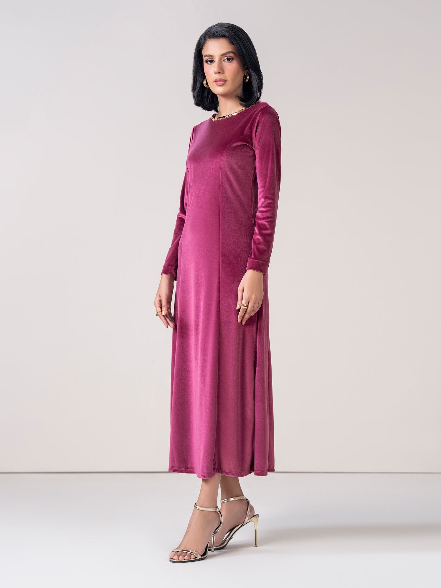 Velour Dress (Pret)