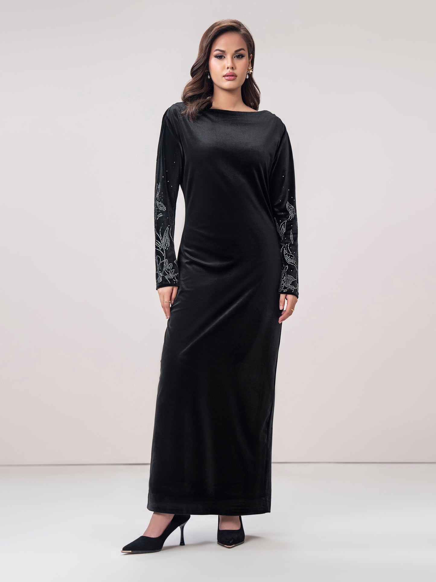 Velour Dress (Pret)