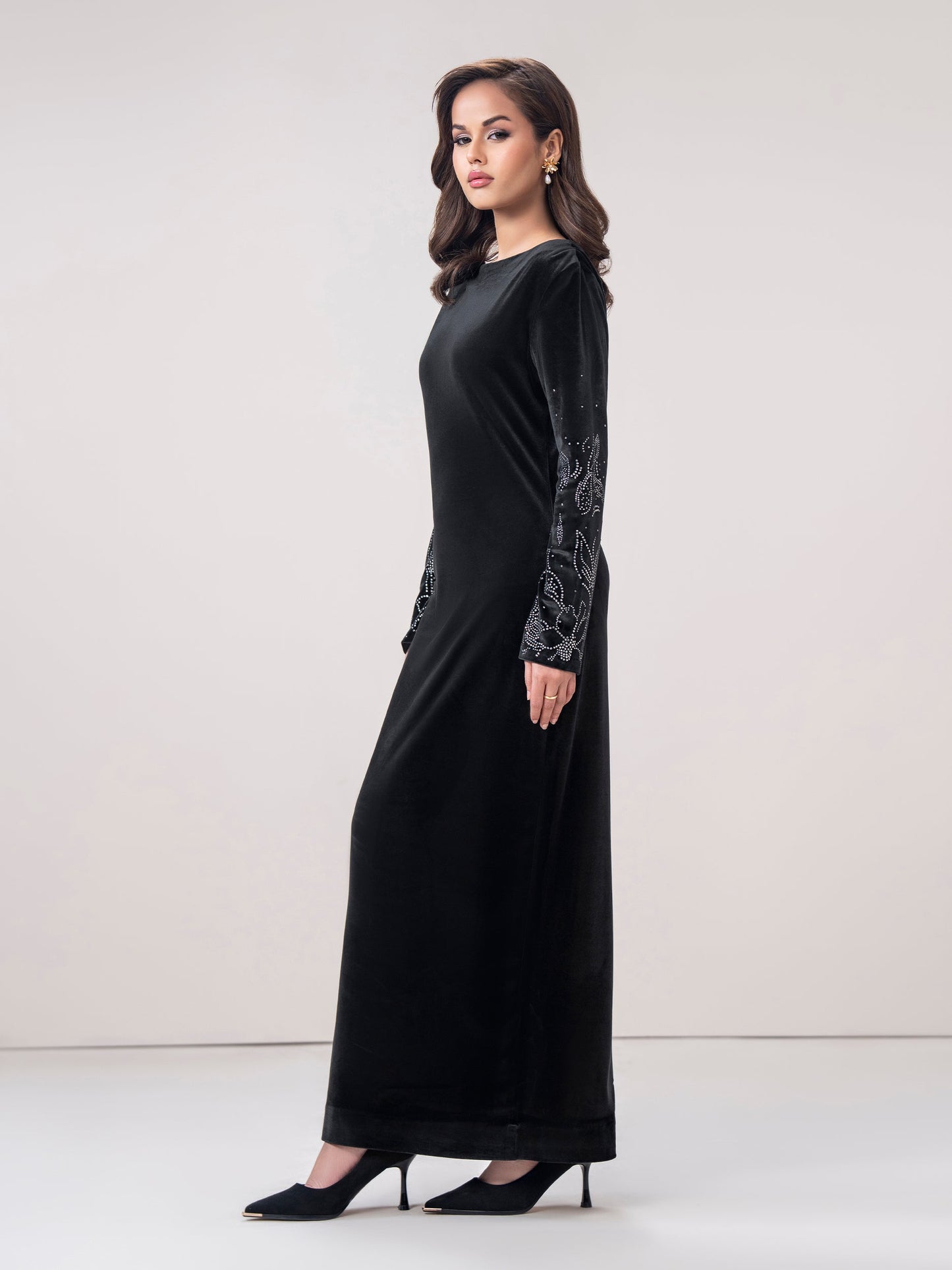 Velour Dress (Pret)